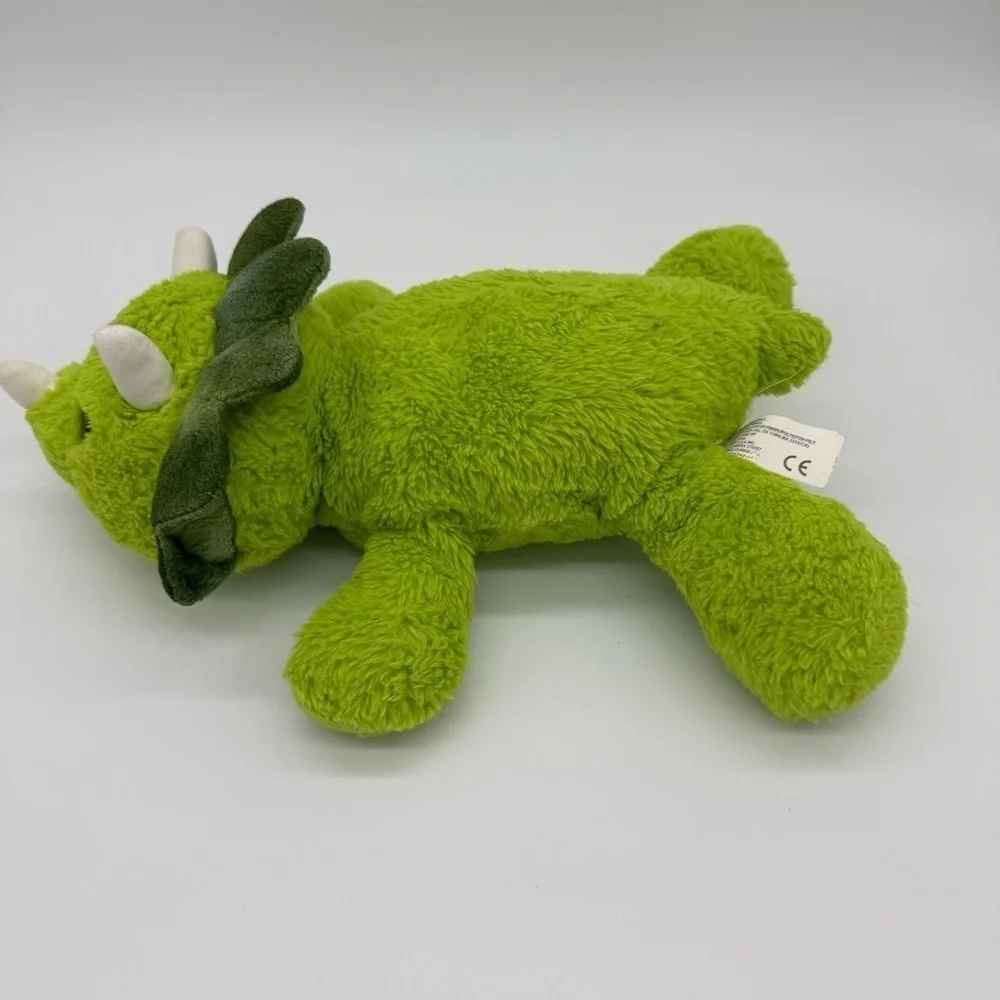Kellytoy Green Plush Triceratops Toy
